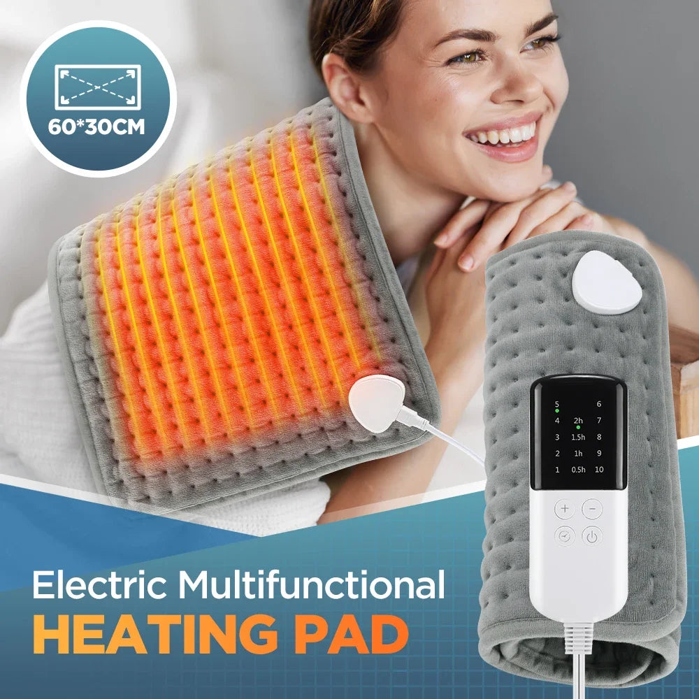 Hailicare Electric Heating Pad Multifunctional Back Warmer Nine To Ten Level Heat