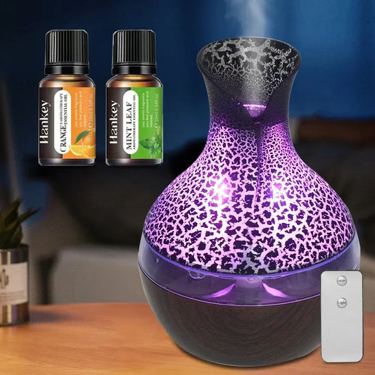 USB Aromatherapy Diffuser Humidifier With Remote And Ultra Quiet Mist