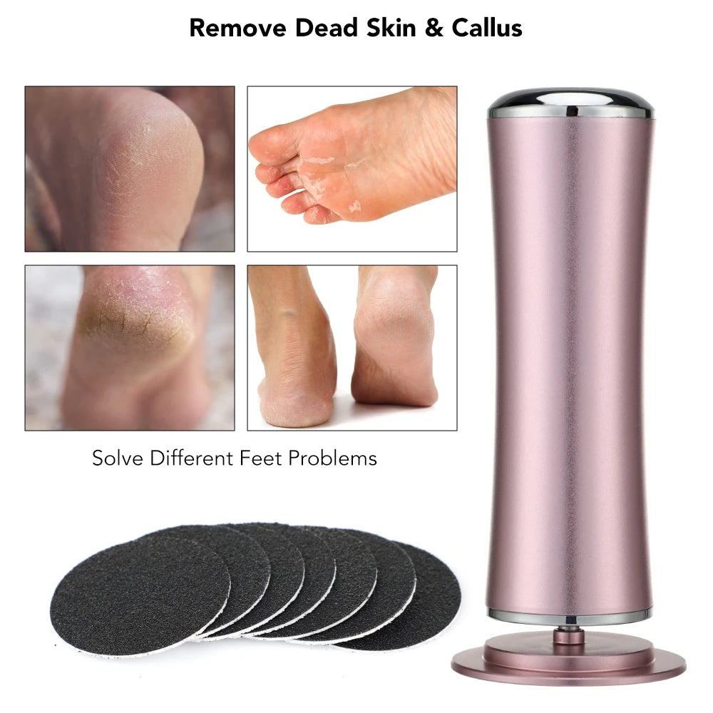 Hailicare Electric Foot Care File Set For Callus Removal And Pedicure