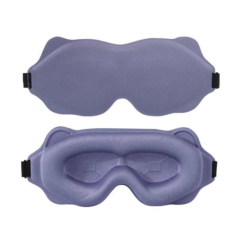 FODRK Weighted Sleep Eye Mask For Side Sleepers 3D Contoured Blockout