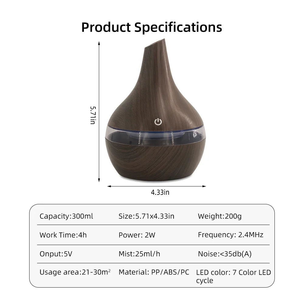 Aromatherapy Humidifier Diffuser For Sleep And Work