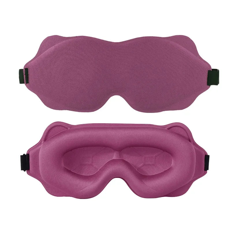 FODRK Weighted Sleep Eye Mask For Side Sleepers 3D Contoured Blockout