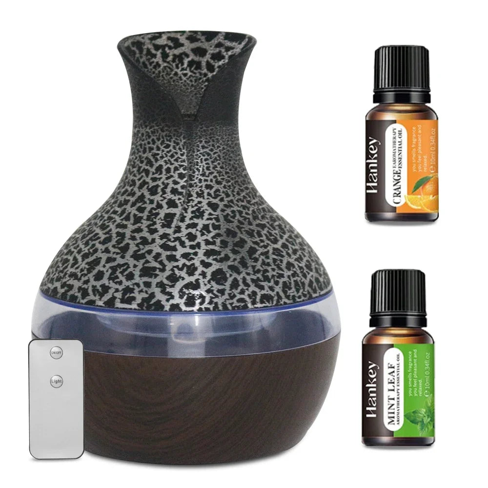 USB Aromatherapy Diffuser Humidifier With Remote And Ultra Quiet Mist