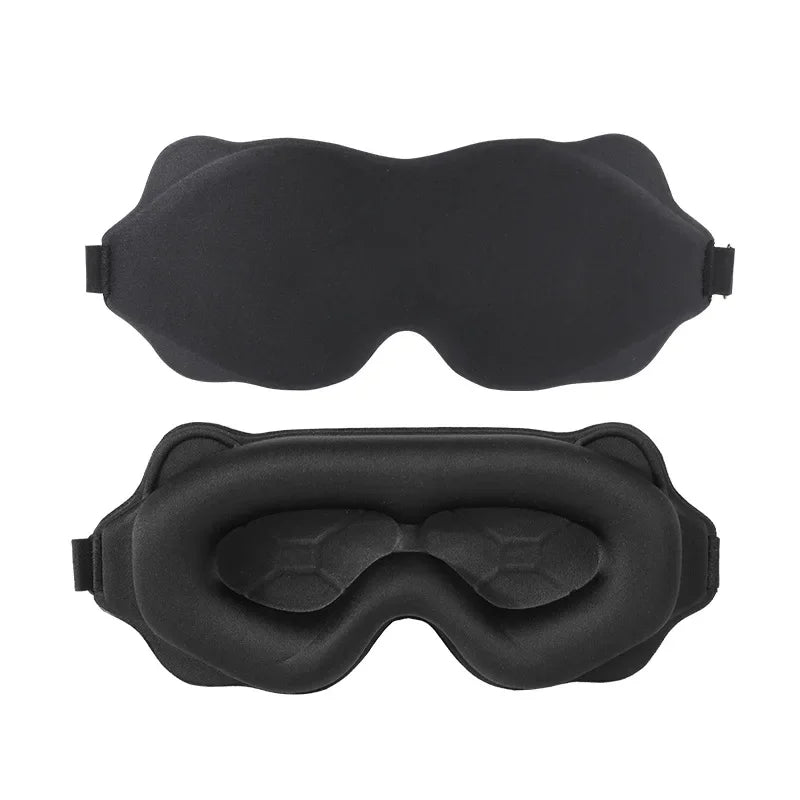 FODRK Weighted Sleep Eye Mask For Side Sleepers 3D Contoured Blockout