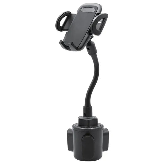 AUKYGGUS Cup Holder Phone Mount For Car With Adjustable Gooseneck